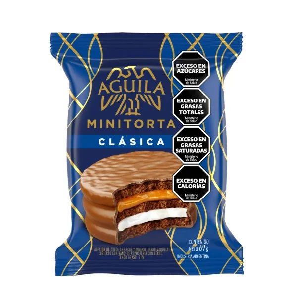 ALFAJOR MINITORTA AGUILA CLASICA 21*69GRS