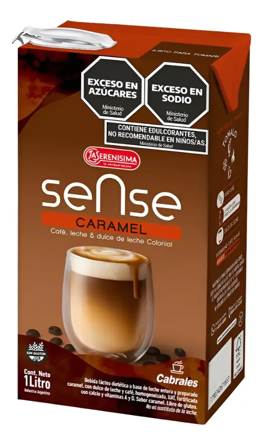 BEBIDA LACTEA LA SERENISIMA SENSE BRICK CARAMEL X 1LT