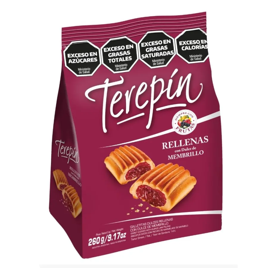 GALLETITAS TEREPIN RELL MEMBRILLO 18 X 260GRS