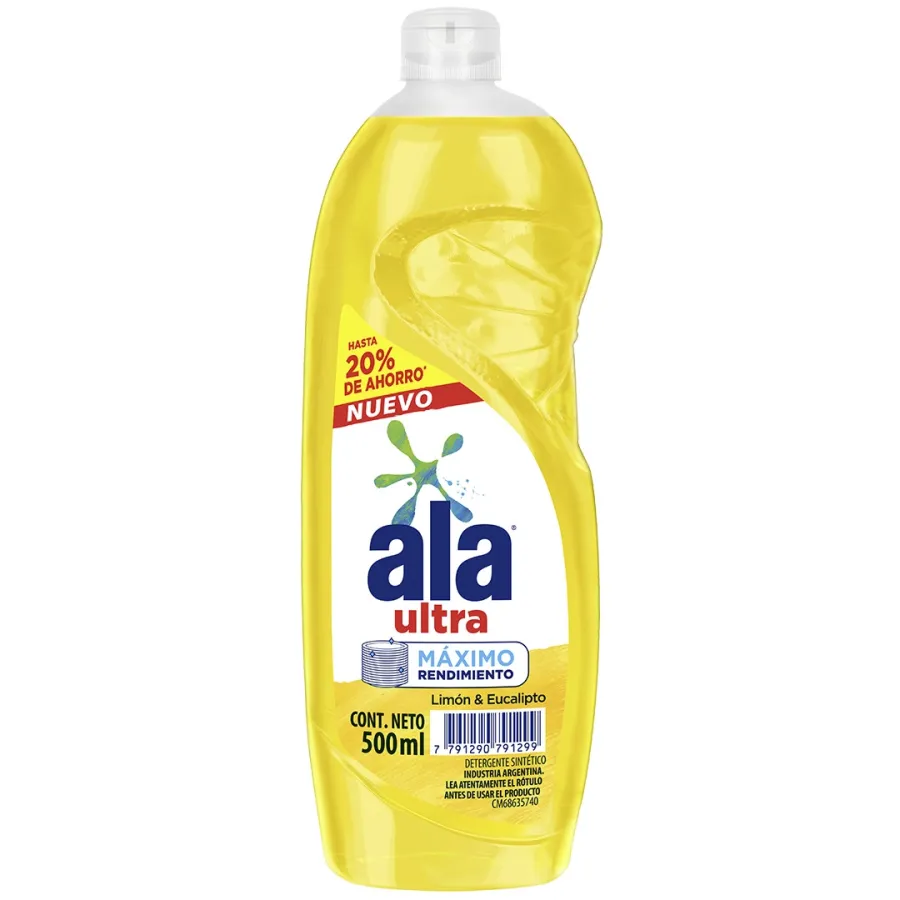 DETERGENTE ALA ULTRA BOTELLA X 500CC