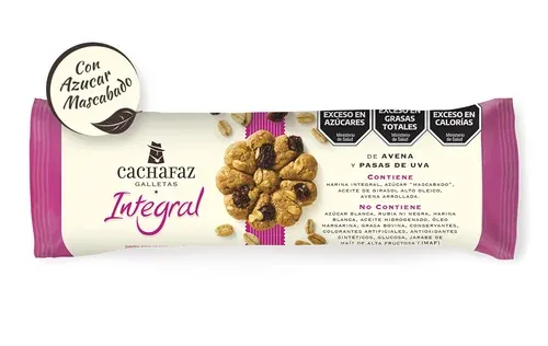 GALLETITAS. CACHAFAZ AVENA Y PASAS*225GRS