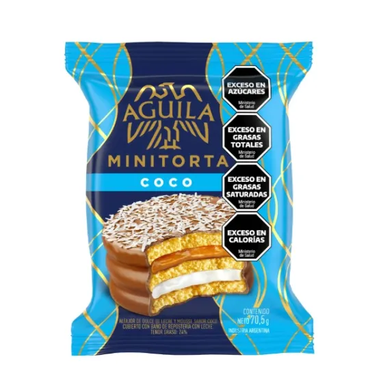 ALFAJOR MINITORTA COCO 21 X 70GRS