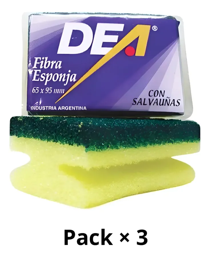 ESPONJA DEA FIBRA SALVAU&Ntilde;AS 20*12UNID