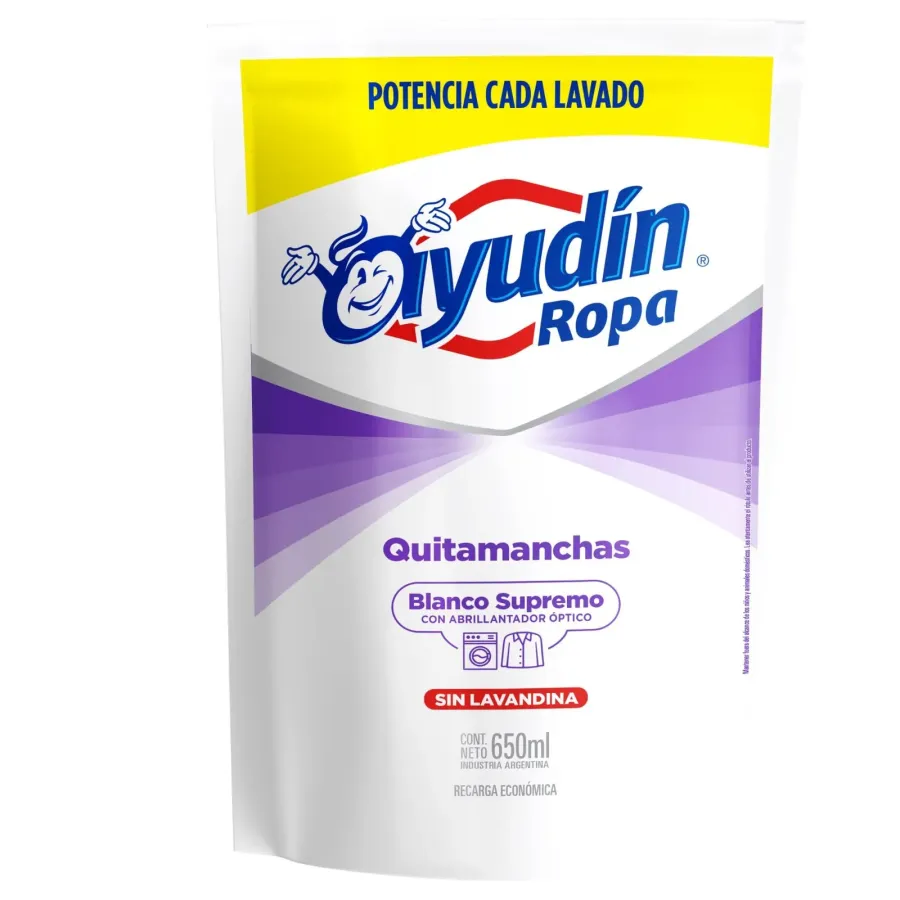 AYUDIN ROPA BLANCOS SUPREMOS DOYPACK X 650CC