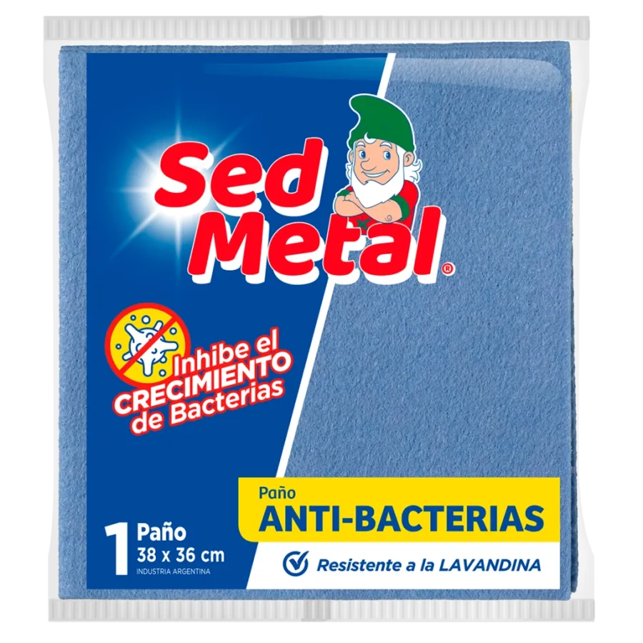 PA&Ntilde;O SED METAL ANTIBACTERIAS*1UNID.