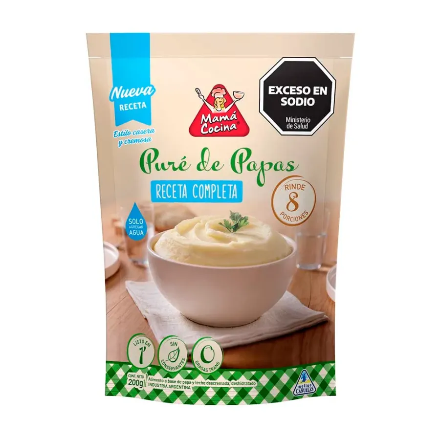 PURE DE PAPAS MAMA COCINA RECETA COMPLETA 12 X 1