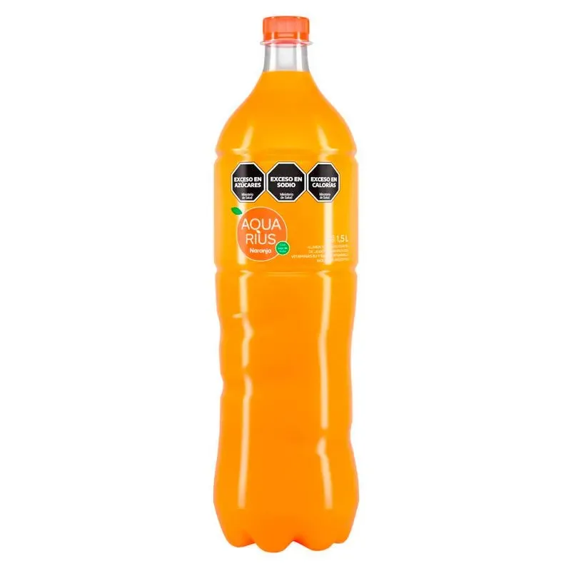 AGUA SABORIZADA AQUARIUS X 1.5 LT NARANJA