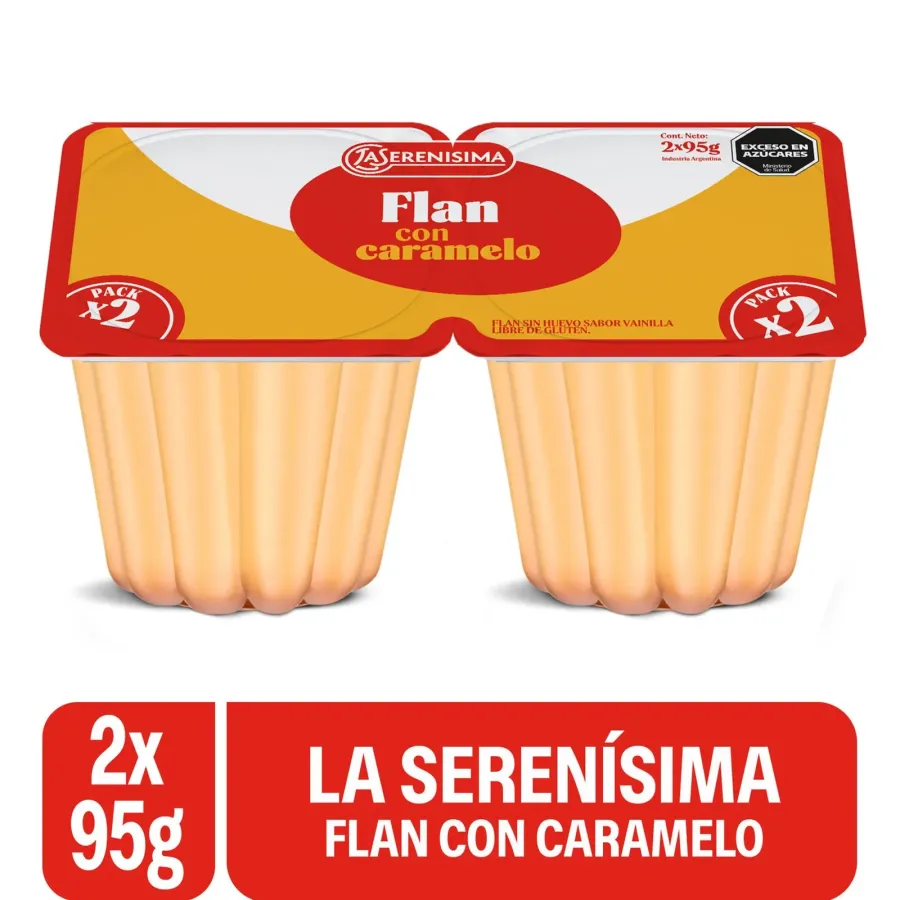 FLAN LA SERENISIMA CLAS VAINILLA X 190GRS