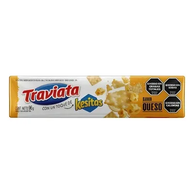GALLETITAS TRAVIATA CRACKERS KESITAS QUESO 36 X 96GRS