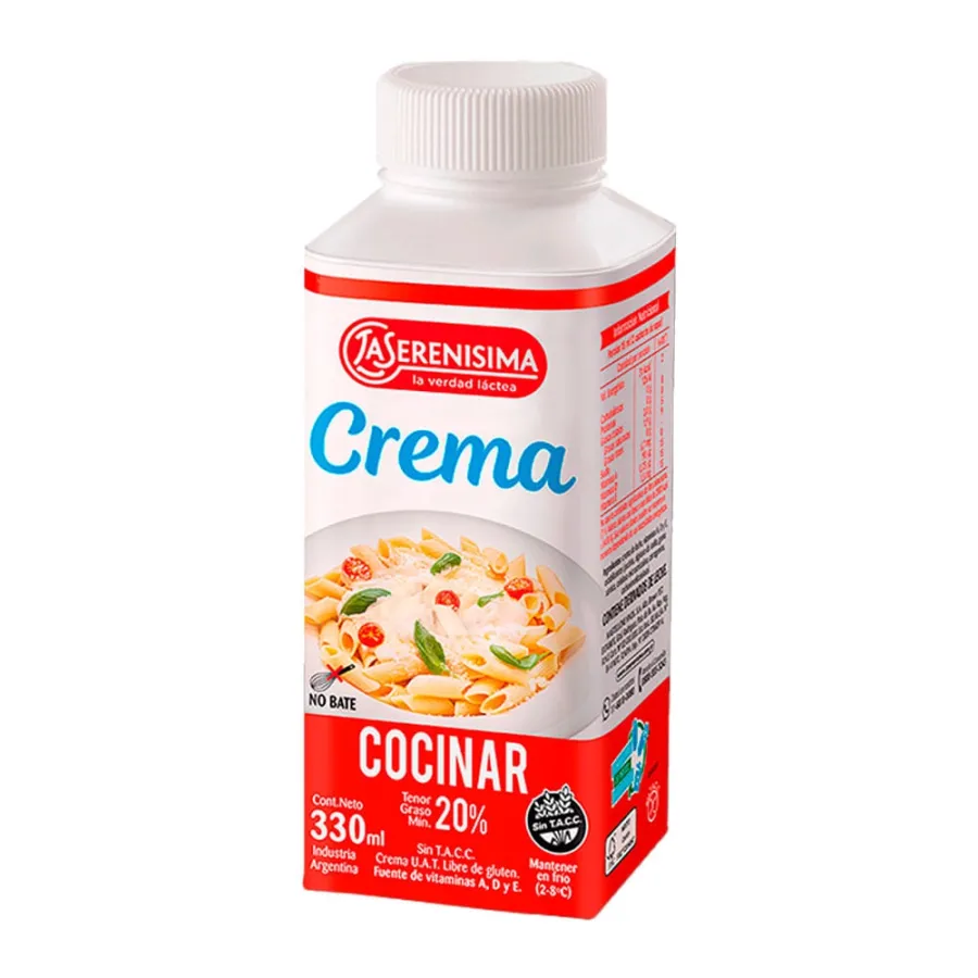 CREMA LA SERENISIMA CULINARIA TETRA*330CC