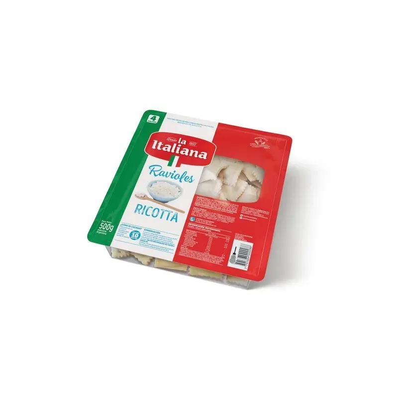 RAVIOLES RICOTA LA ITALIANA *500 GRS