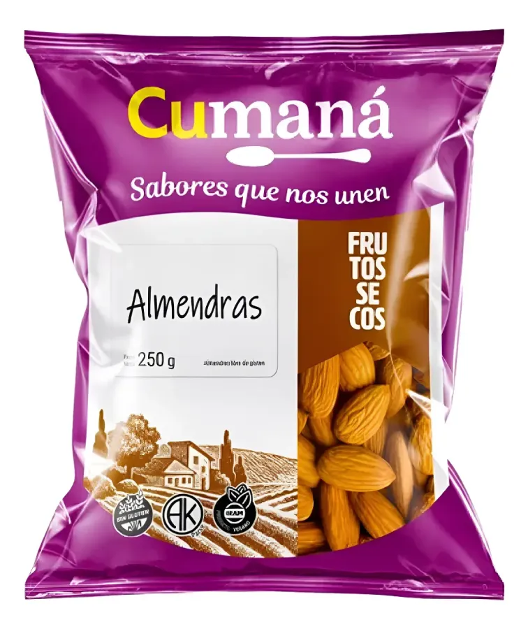 ALMENDRAS CUMANA FLOWPACK 10 X 250GRS