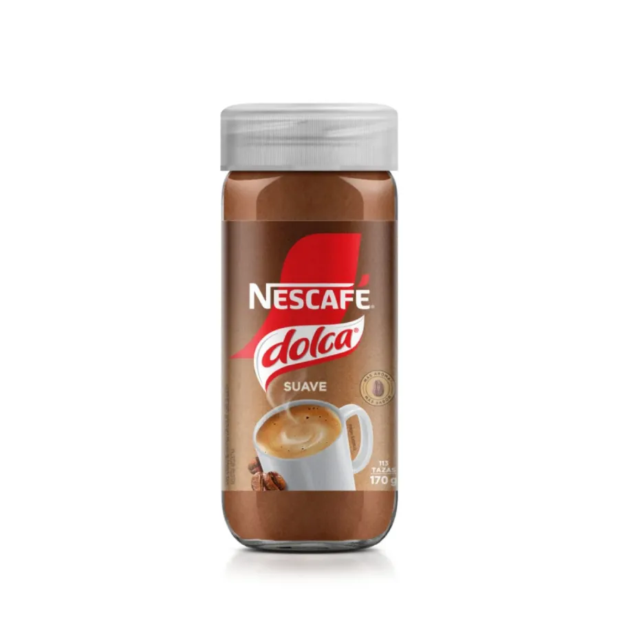 NESCAFE DOLCA SUAVE  FRASCO 12*170GR