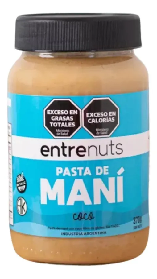 PASTA DE MANI ENTRENUTS COCO 12 X 370GRS