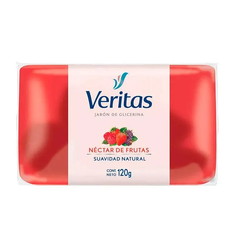 JABON VERITAS GLICERINA NECTAR FRUT.*120GRS