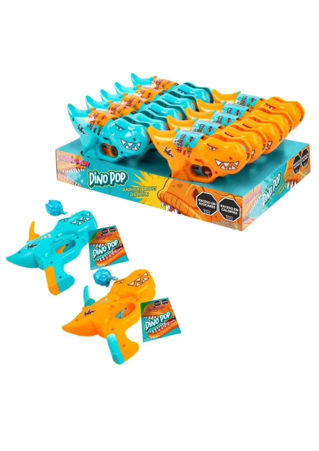 DINO POP CANDY PORT SURT 8 X 10UNID