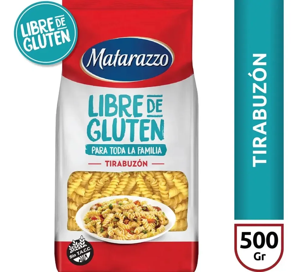 MATARAZZO TIRABUZON LIBRE GLUTEN 12*500GRS