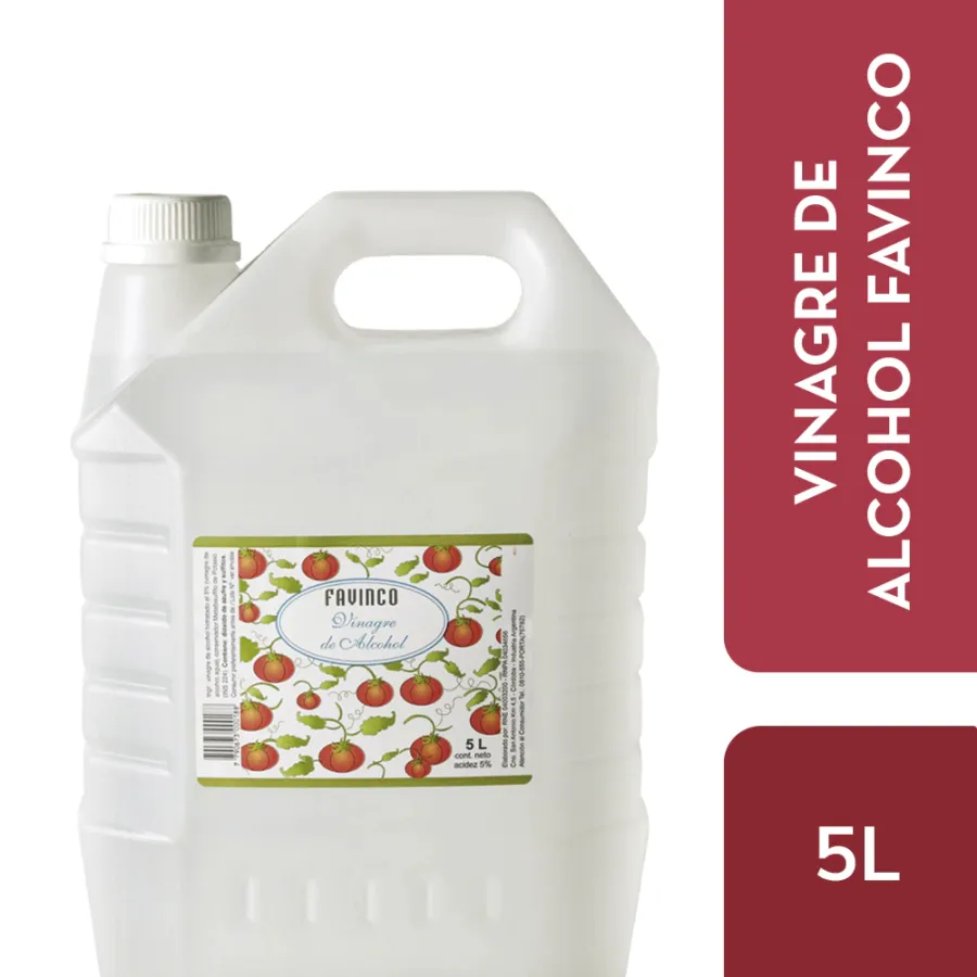 VINAGRE FAVINCO ALCOHOL 4*5LT