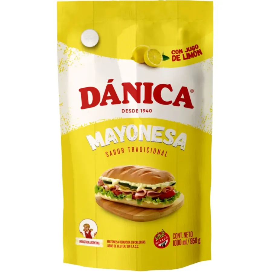 MAYONESA DANICA X 1KG RED CAL