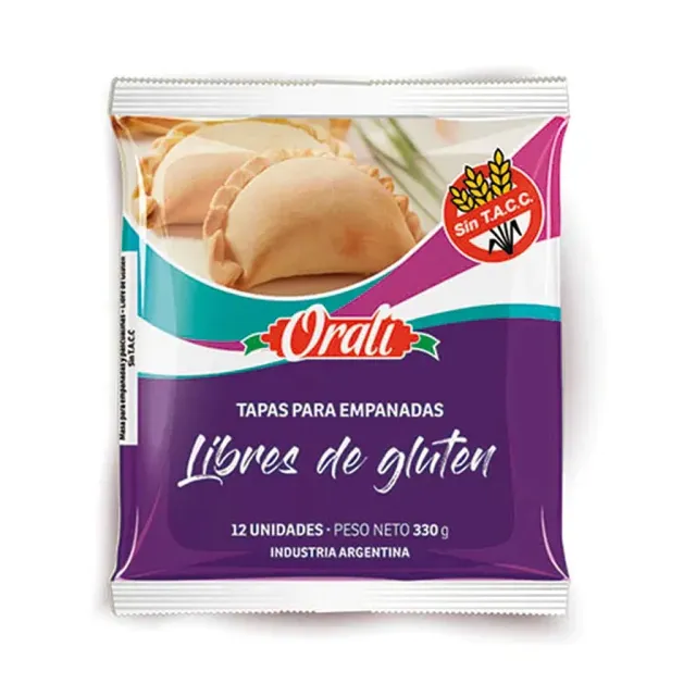 TAPAS DE EMPANADA ORALI SIN TACC
