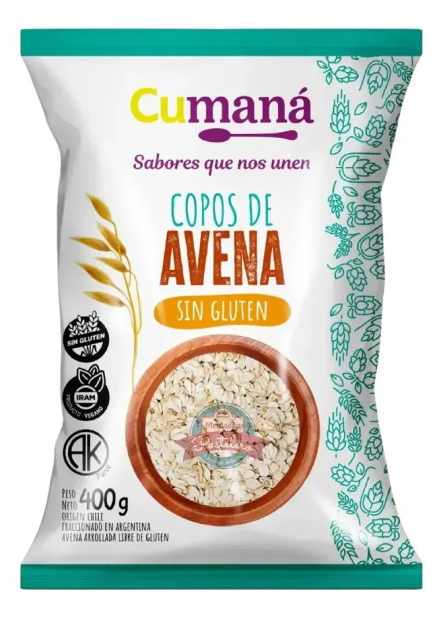 AVENA CUMANA EN COPOS 10 X 400GRS