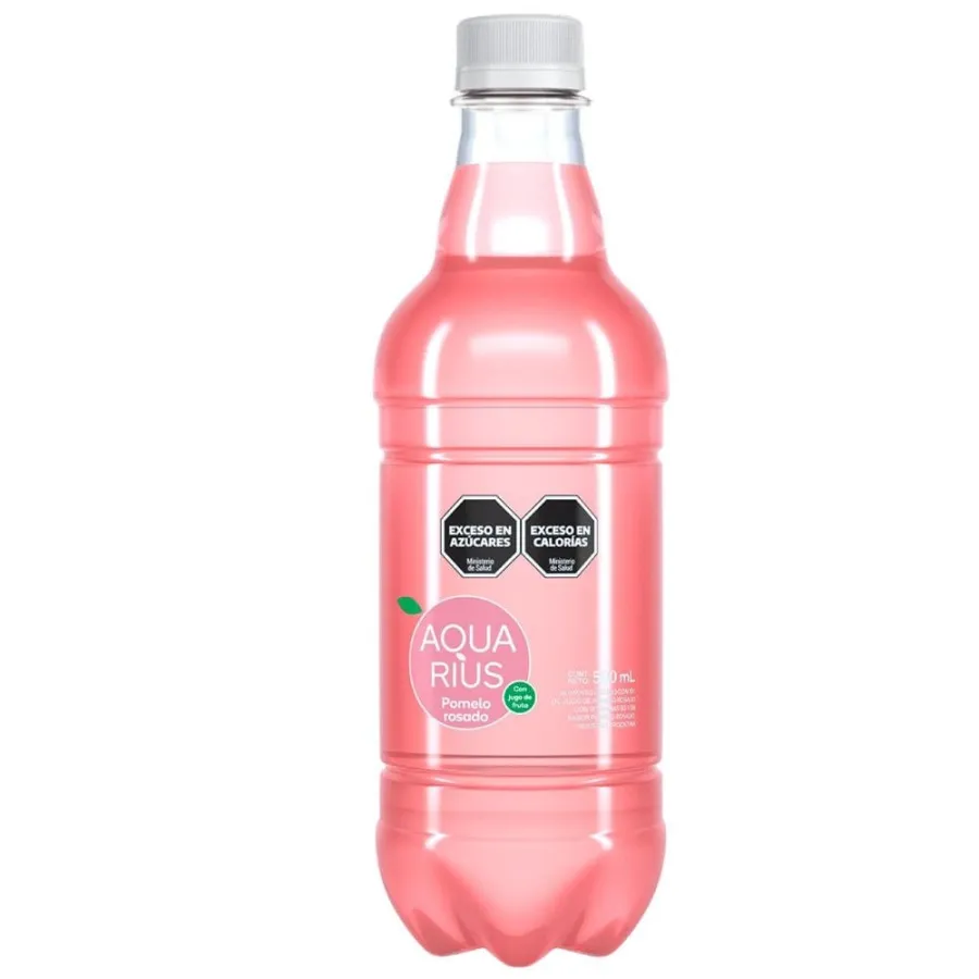 AGUA SABORIZADA AQUARIUS X 500CC POMELO ROSADO