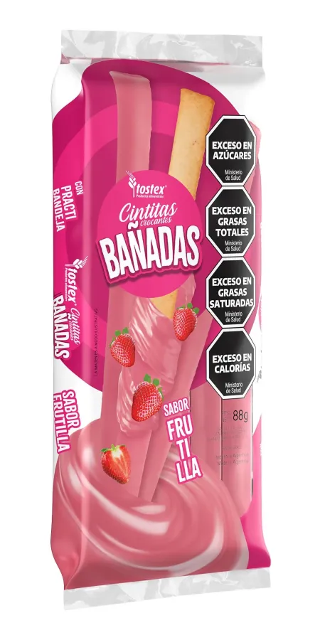 CINTITAS TOSTEX BA&Ntilde;ADAS FRUTILLA 15 X 88GRS