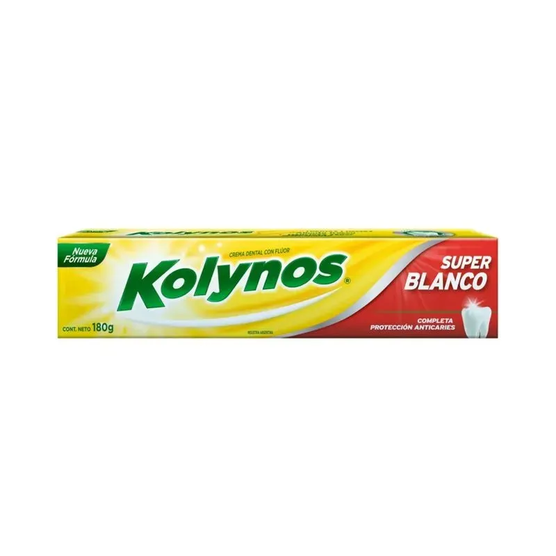 CREMA DENTAL KOLYNOS SUPER BCO CCALCIO X180GRS