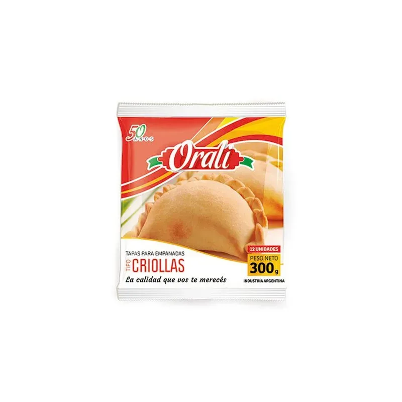 TAPA EMP. ORALI CRIOLLA 12 UNID.*300GRS