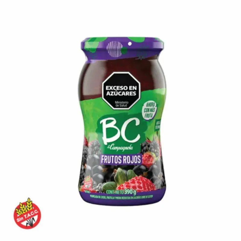 MERMELADA BC FRUTOS ROJOS 12 X 390GRS