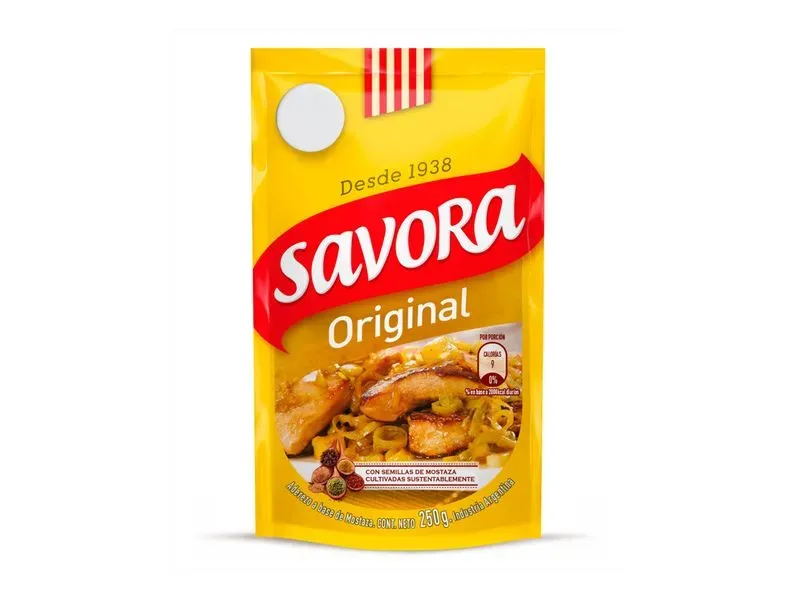 MOSTAZA SAVORA DOYPACK*250GRS