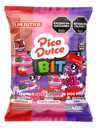 CARAM "PICO DULCE" BIT LHERITHIER SURTIDOS 408GRS