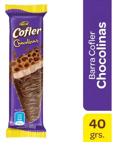 BARRA CHOCOLINAS COFLER X 40GR