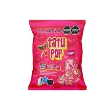 CHUP POP TATOO HEART 32 X 50 UNID