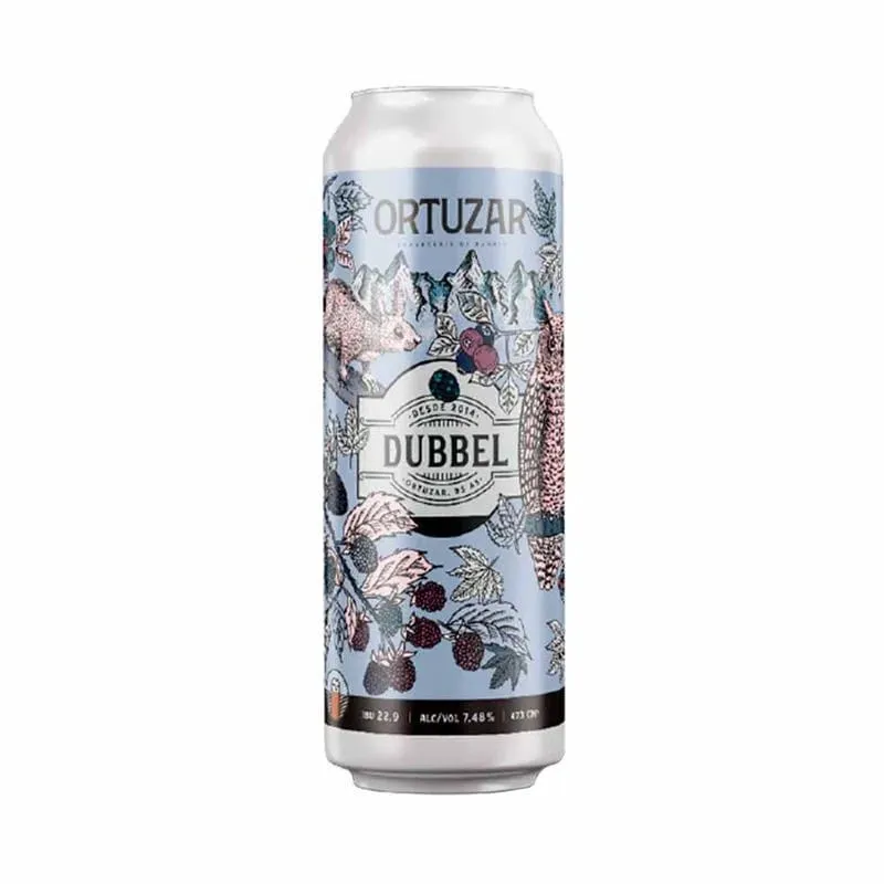 CERVEZA ORTUZAR DUBBEL LATA X 473CC