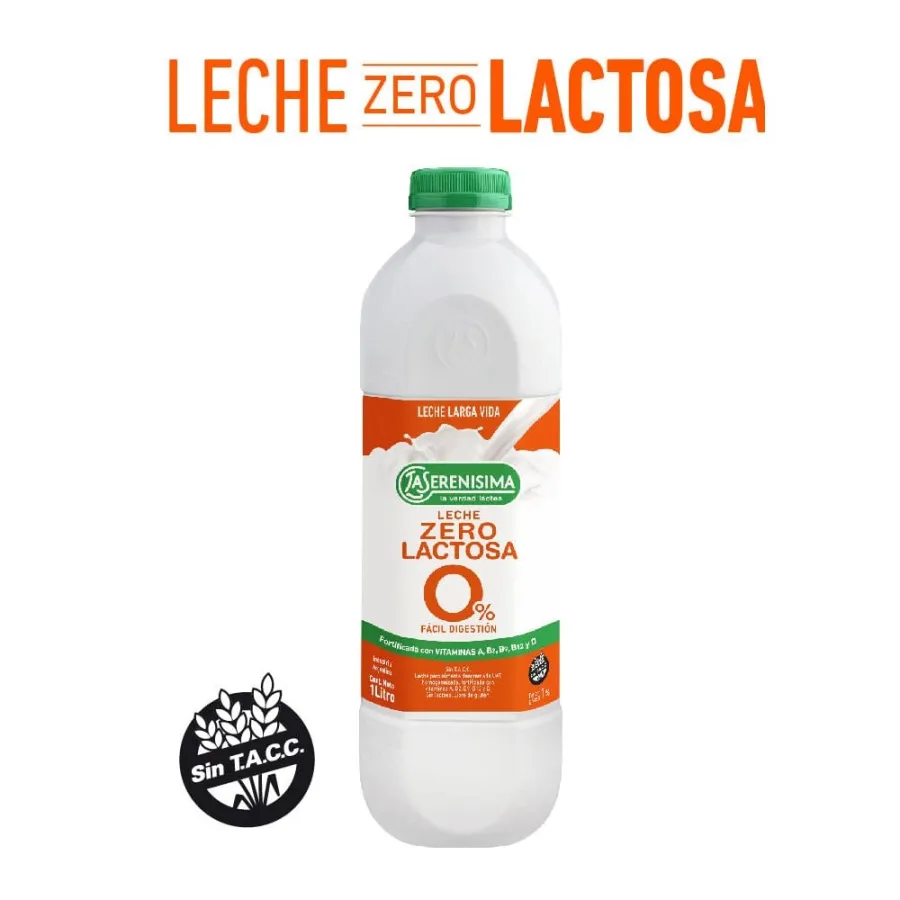 LECHE LA SERENISIMA PET ZERO LACTOSA DESC X 1LT