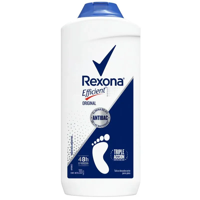 TALCO REXONA EFFICIENT ANTIB.*200GRS
