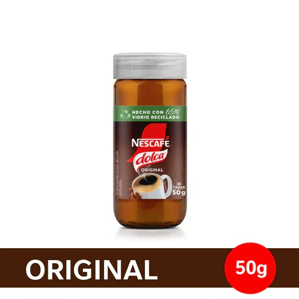 NESCAFE DOLCA REGULAR FRASCO 6 X 50GR