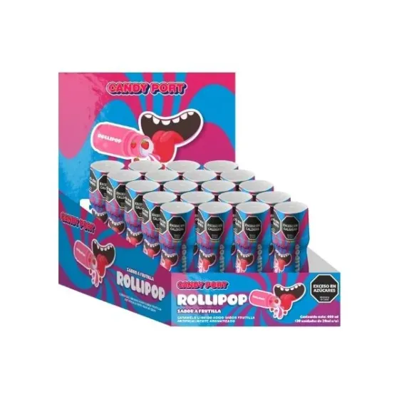 ROLLIPOP CARAMELO LIQ 30 DISP X 20 UNID