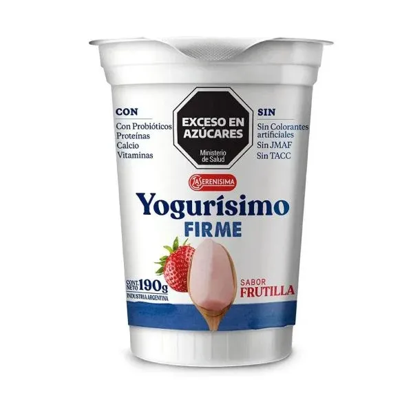 YOGURISIMO FIRME FRUTILLA *190GRS.