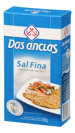 SAL DOS ANCLAS FINA ESTUCHE 24X 500GRS