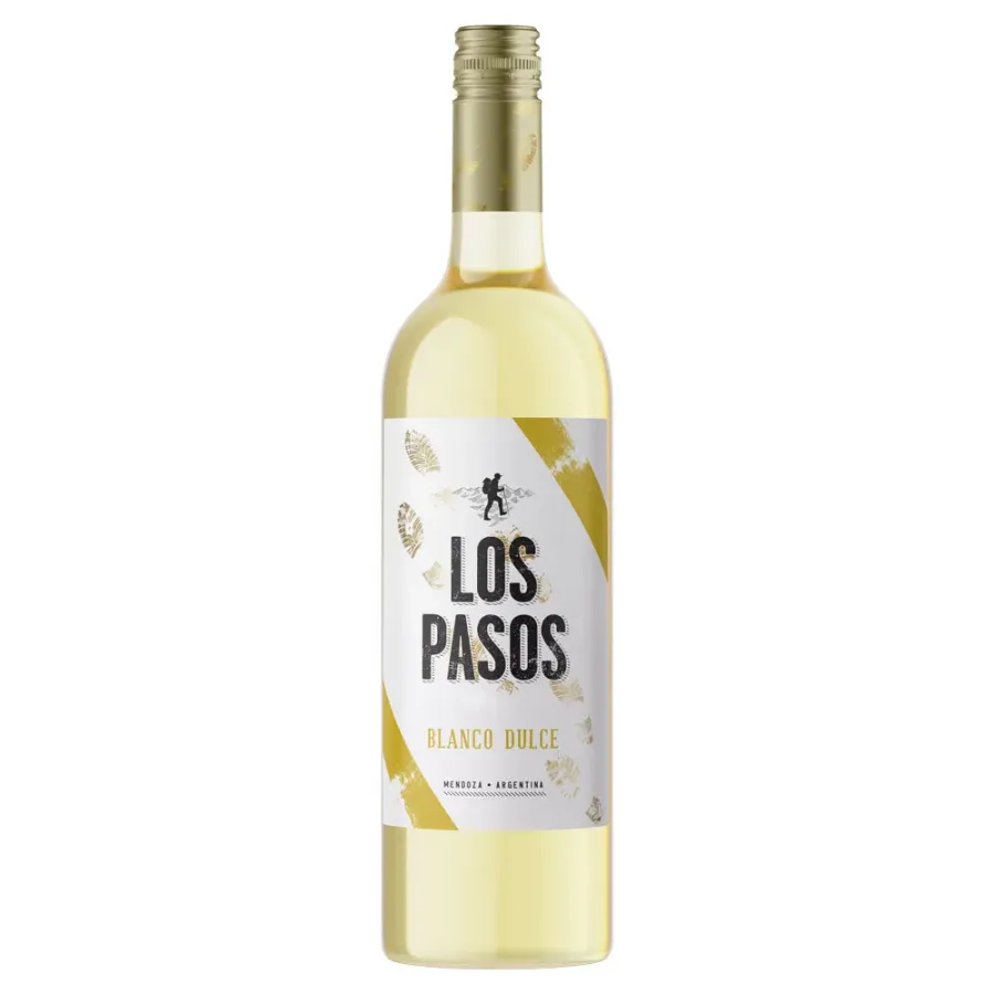 VINO LOS PASOS BLANCO DULCE 6 X 750CC