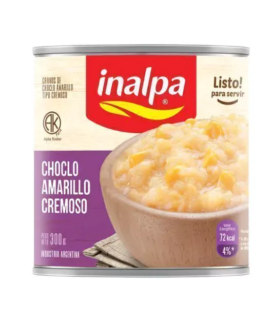CHOCLO INALPA CREMA AMARILLO 24 X 300GRS