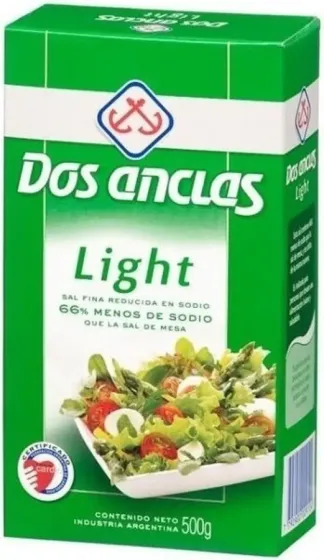SAL DOS ANCLAS LIGHT ESTUCHE 12 X500GR