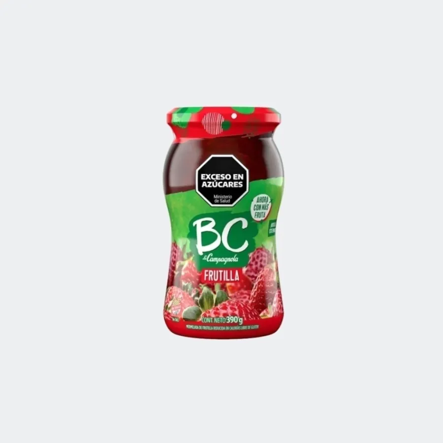 MERMELADA. BC FRUTILLA 12*390GRS