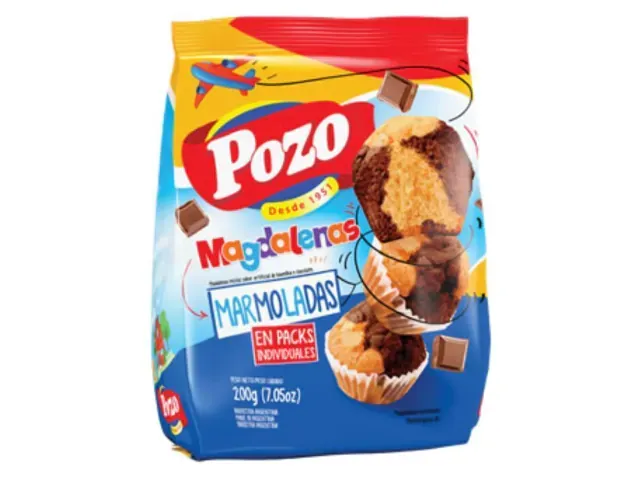 MAGDALENAS POZO MARMOLADAS 10*200GRS