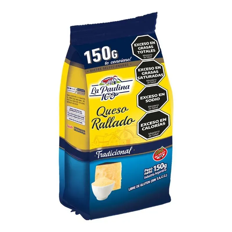 QUESO RALLADO LA PAULINA*150GRS