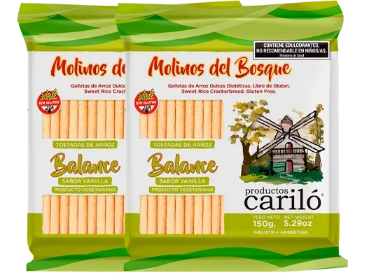 GALLETITAS MOLINOS DEL BOSQUE VAINILLA LIGHT 18 X 150G