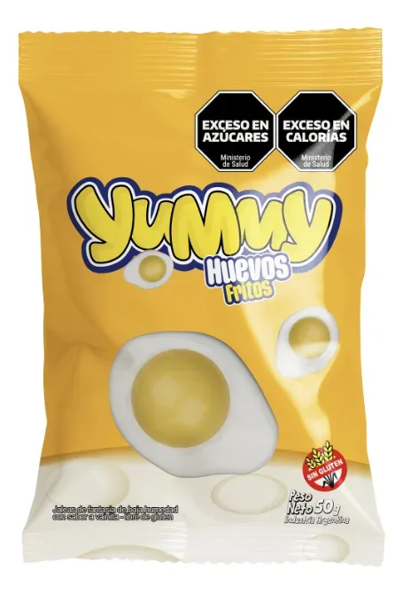 YUMMY X 50 GRS HUEVOS FRITOS 12 X 10 X 50GRS