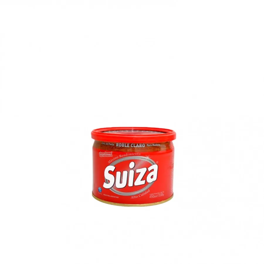 CERA SUIZA PASTA ROBLE CLARO*450GRS